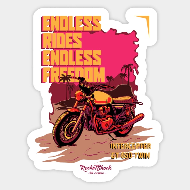 Intercepter gt 650 rider Sticker by ASAKDESIGNS